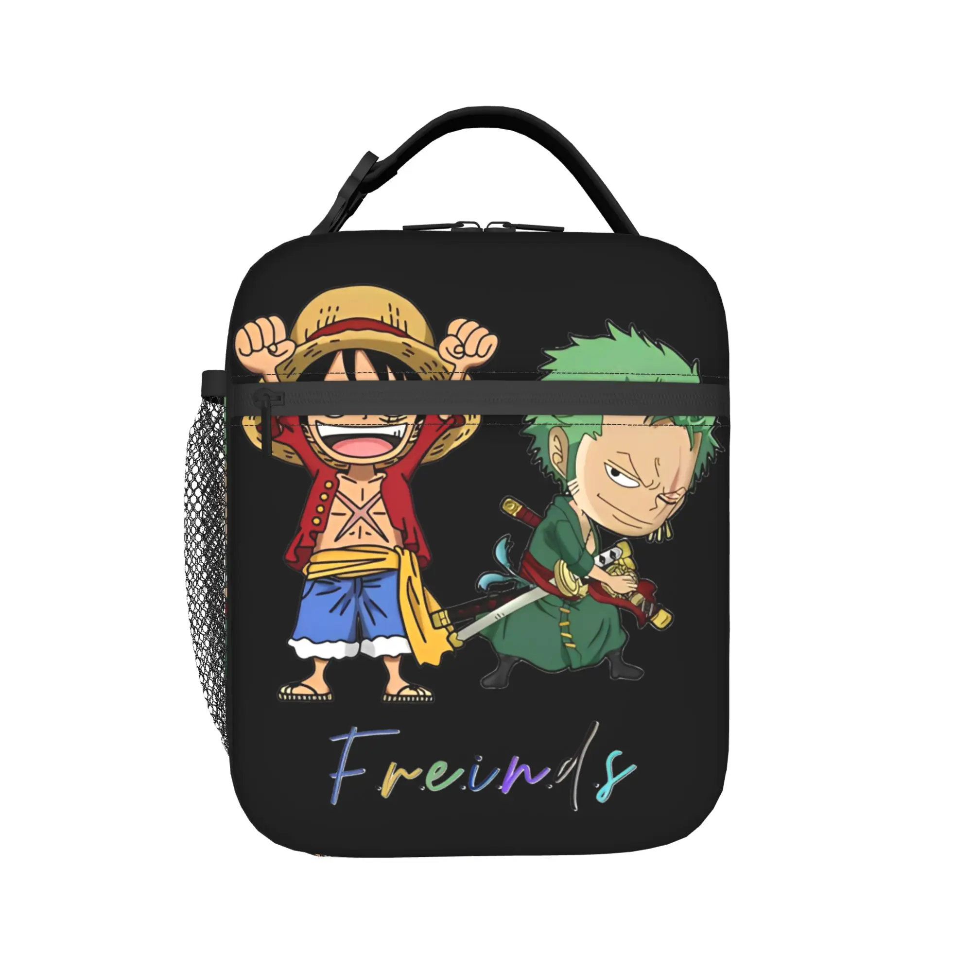 

luffys o-one-piece-e zoro Thermal Insulated Lunch Bag for Work Portable Food Bag Container Men Women Cooler Thermal Lunch Boxes