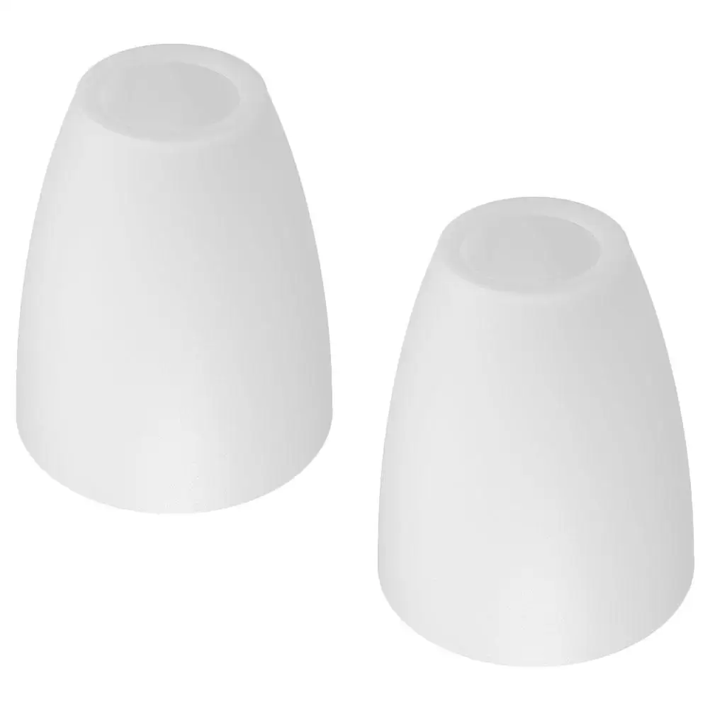 

2 Pcs Plastic Lampshade 42mm Middle Hole White Conical Shades for Wall LED Retro Vintage Decor Home Ceiling Lamp