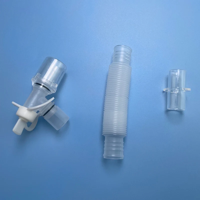 Anesthesia extension tube,Disposable Anesthesia Breathing Circuit,Thread Extension Tube,L-shaped Rotary Joint