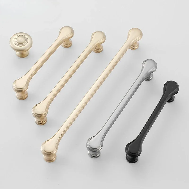 Zinklegierungsgriffe für Schubladen, Schränke, Möbel, Küchen, Türknöpfe, Schubladen, Möbel, Küche, schlichte Hardware – Detail 5