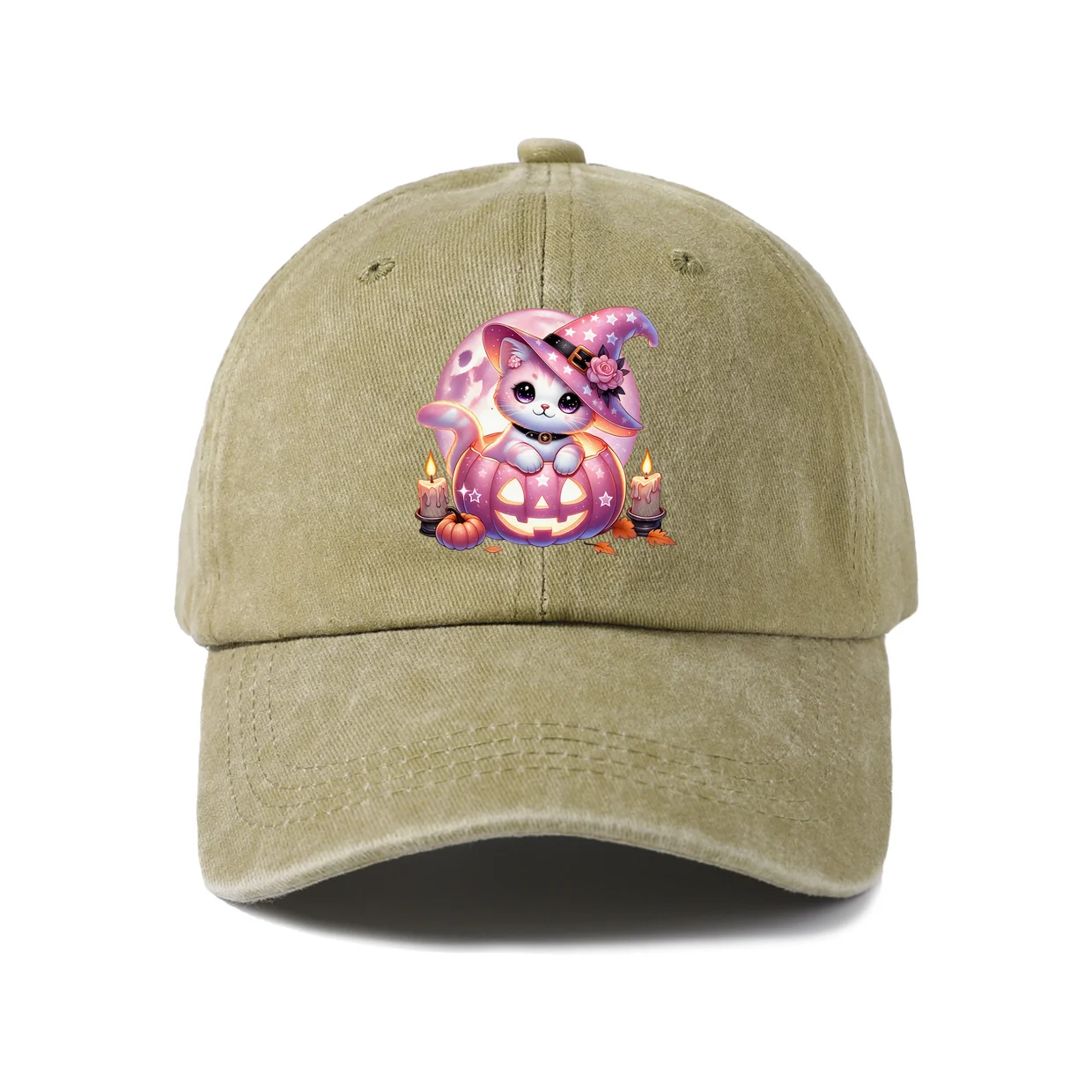 Purple Owl Character Graphic Vintage Washed Baseball Cap, Adjustable Unisex Dad Hat, Weekend Gift