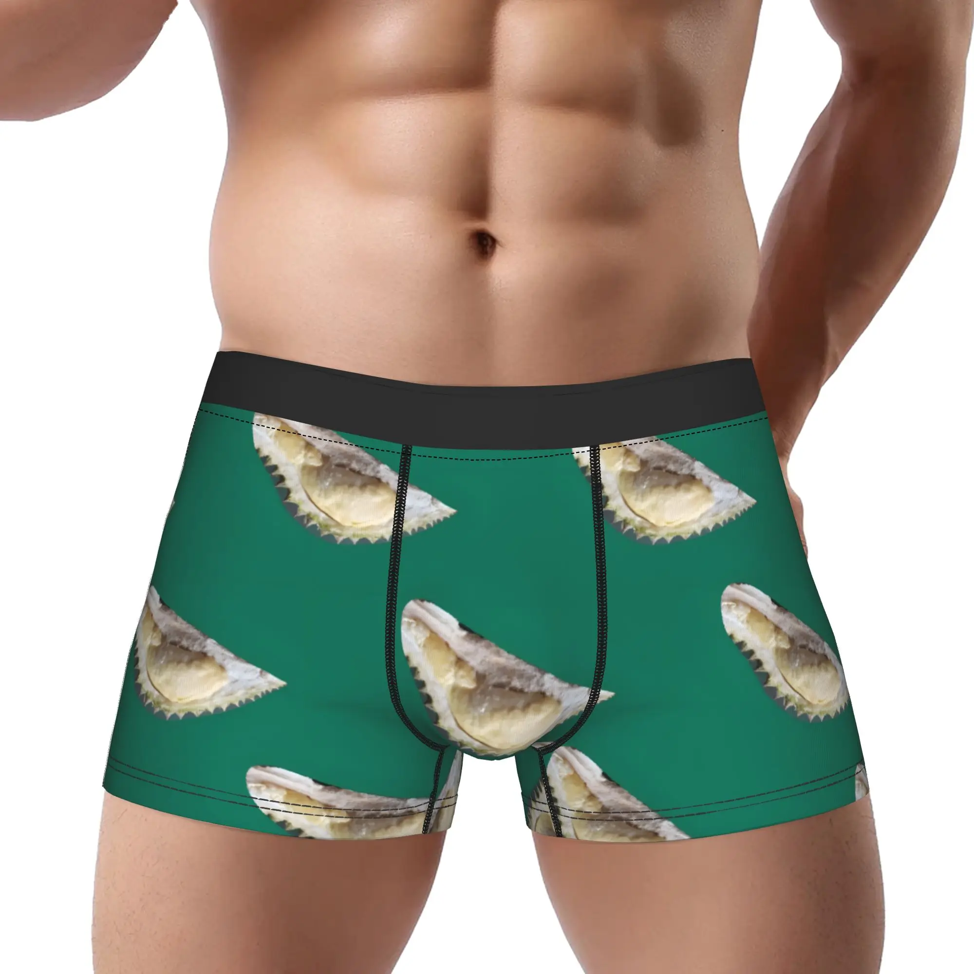 

1piece Durian King of Fruits Underpants Breathbale Panties Man Underwear Print Shorts