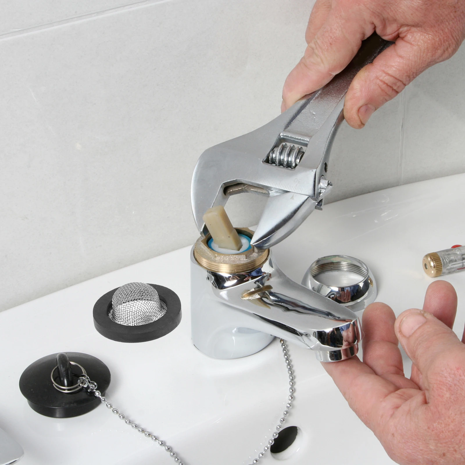 

20 Pcs Filter Strainer Hose Washer Filters with Inlet Screen Water Black Coupling Stainless Steel