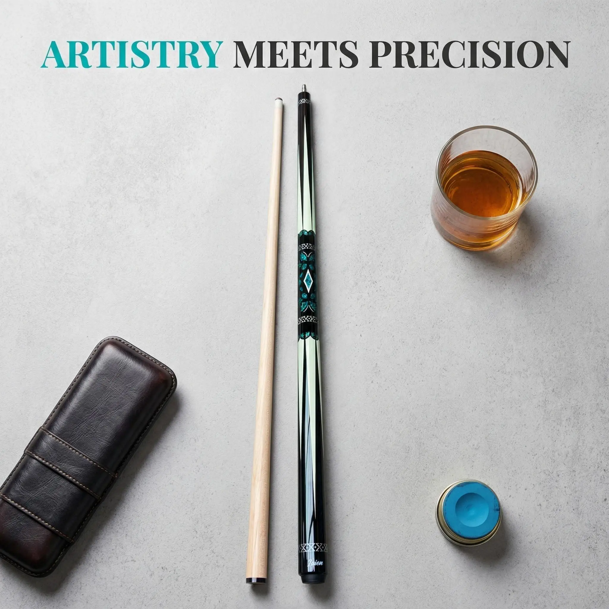 

Профессиональный кий для бильярда и снукера Laien 2-в-1, спортивное оборудование для развлечений