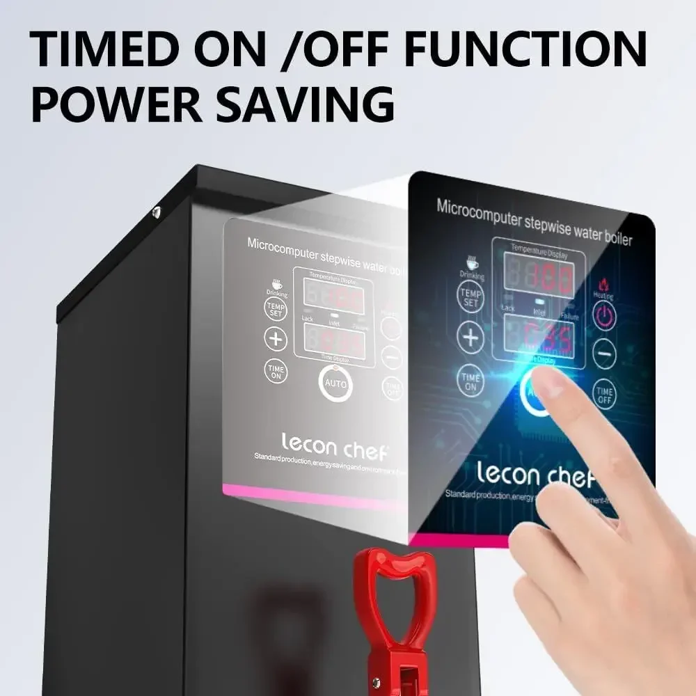 10L Electric Countertop Hot Water Dispenser, 1500W, Ideal for Home, Office, and Restaurant (No Filter) view 4