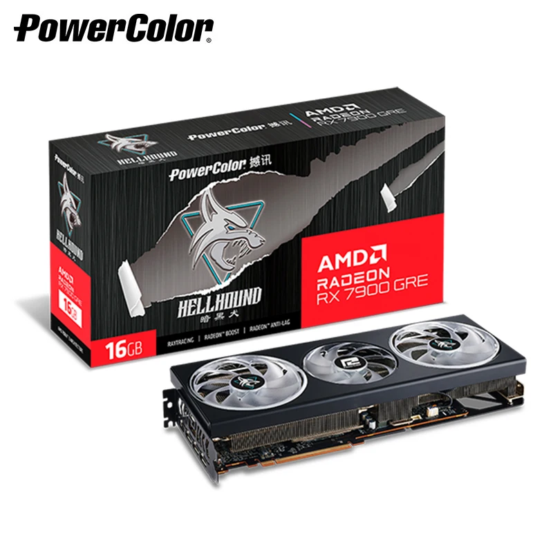 

Видеокарта PowerColor Hellhound AMD RX 7900 GRE 16 Гб GDDR6