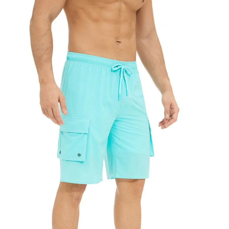 Cross-border special goods summer shorts solid color shorts casual and comfortable shorts outdoor beach pants 099
