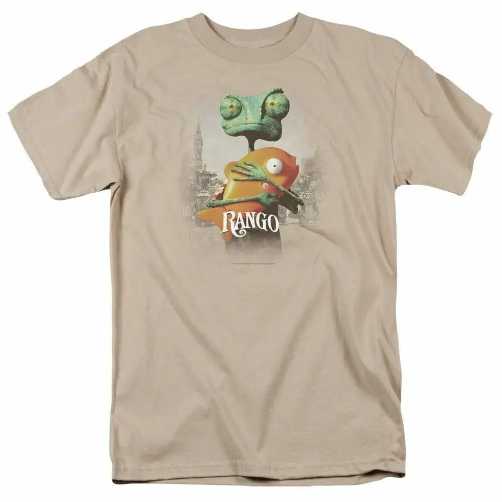 Rango Poster Art T Shirt Mens Licensed Movie Mr Timms Sand