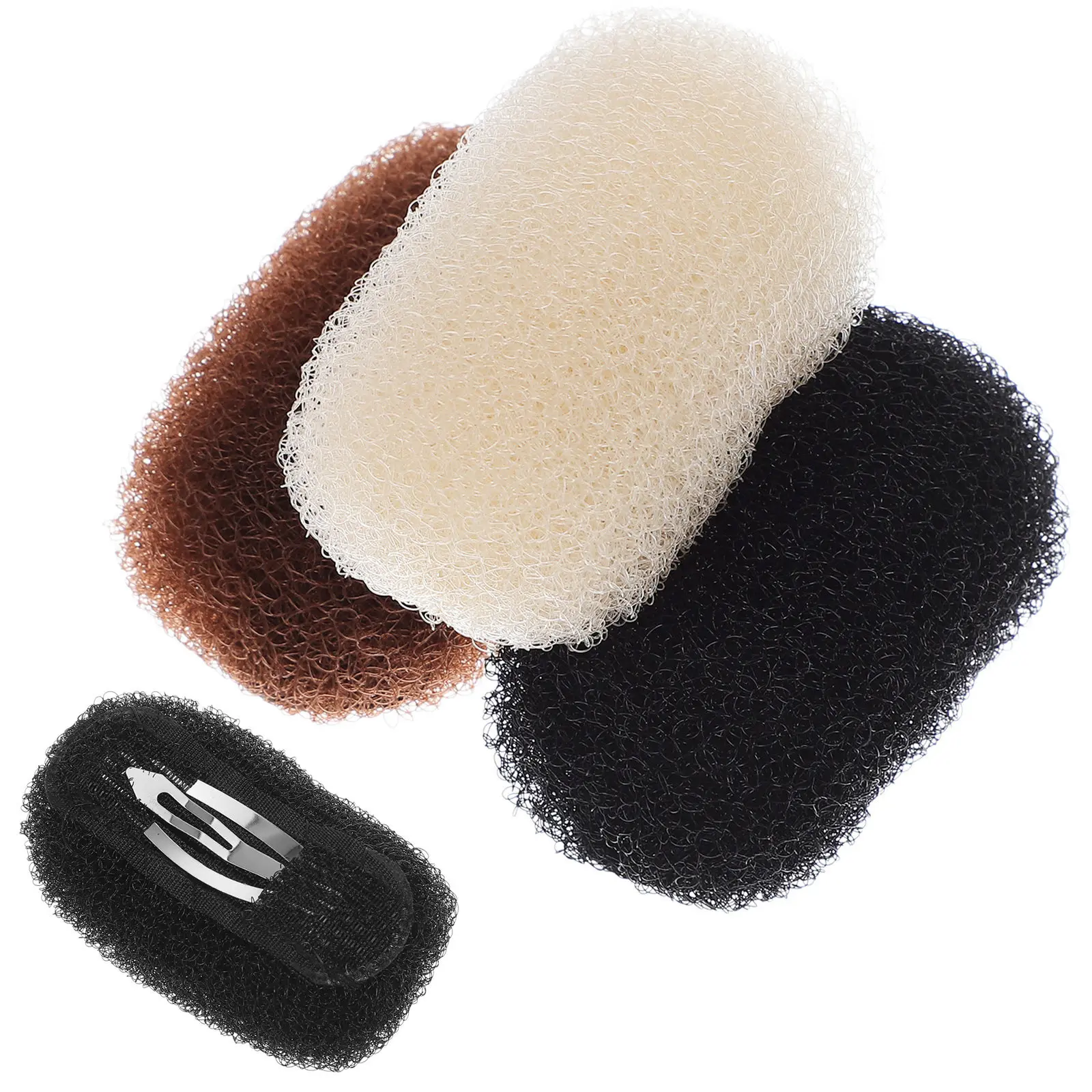 3pcs Bump Heightening Hairpin Volumizer Inserts Bumps Filler Steel Volume Base Invisible Thickening Hair Styling for Wedding