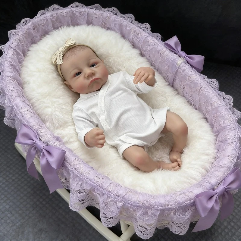 48 cm NewBaby taglia Reborn Levi realistica bambola in cotone morbido al tatto per ragazze