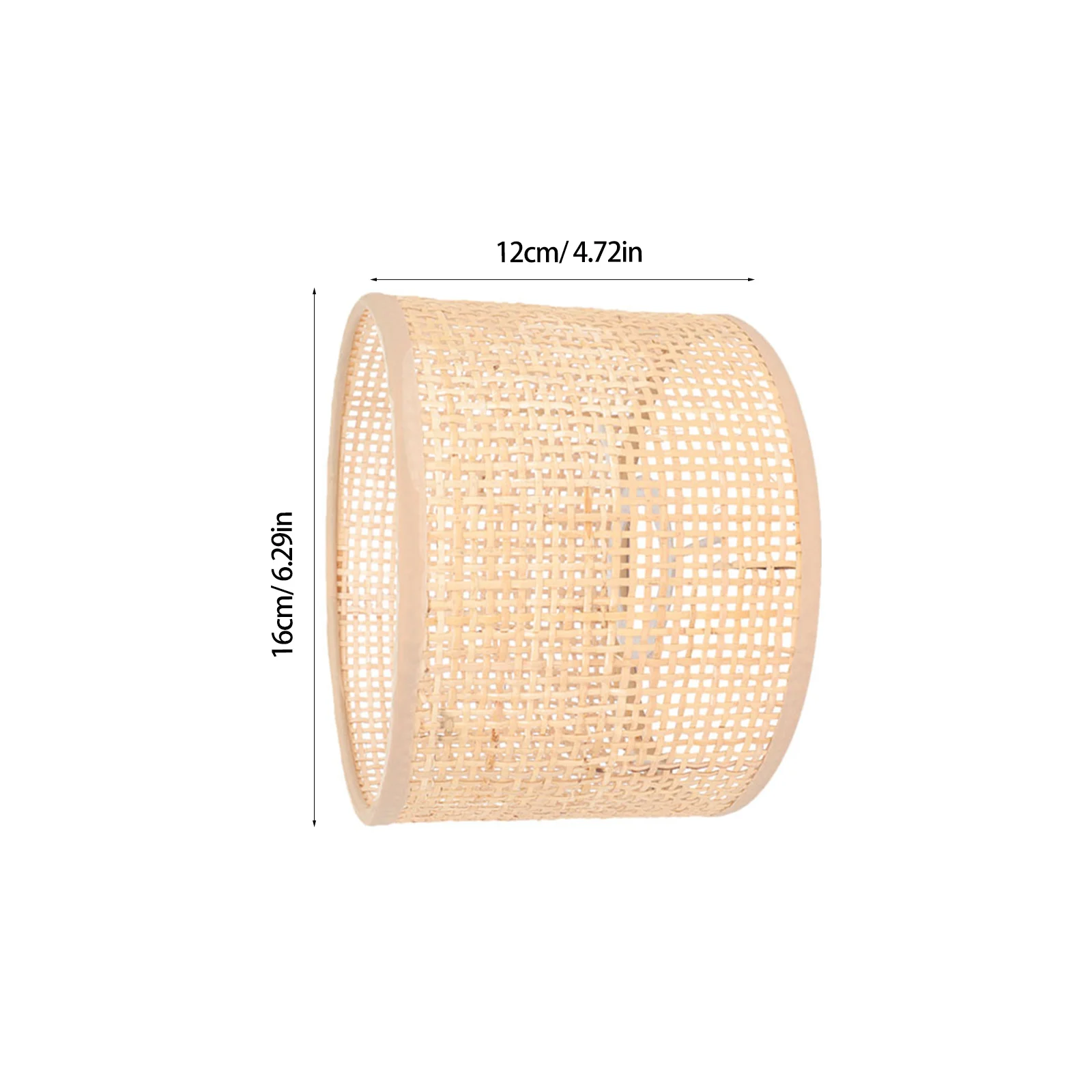 Abat-jour tissé en bambou, 2 pièces, couverture de lumière artisanale, abat-jour suspendu décoratif pour salon, chambre à coucher, café, plafond d'hôtel