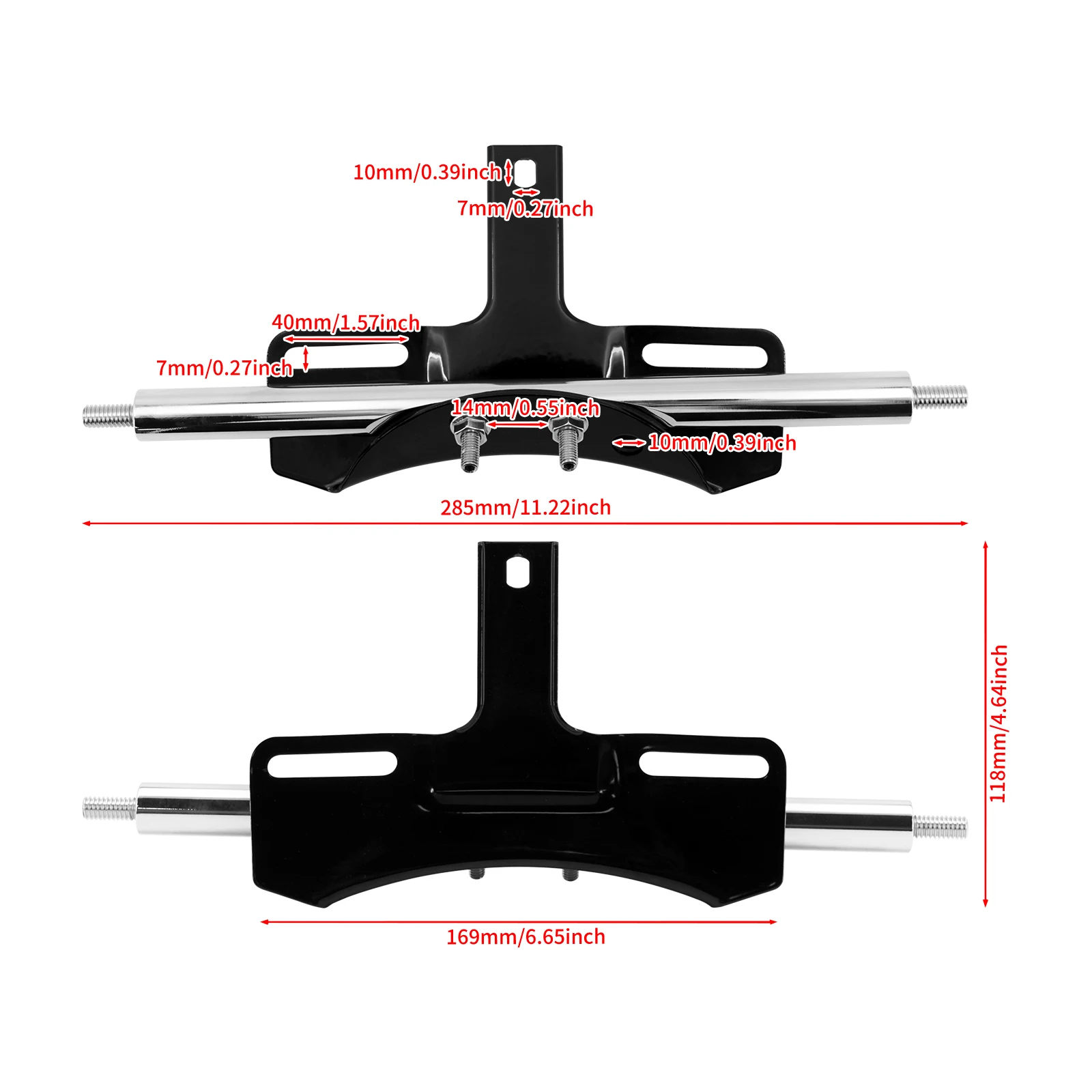 License Bracket For Harley Sportster XL883 XL1200 2004-2023 Motorcycle Turn Signal Relocation Kit Dyna Low Rider FXDL FXFBS 2017