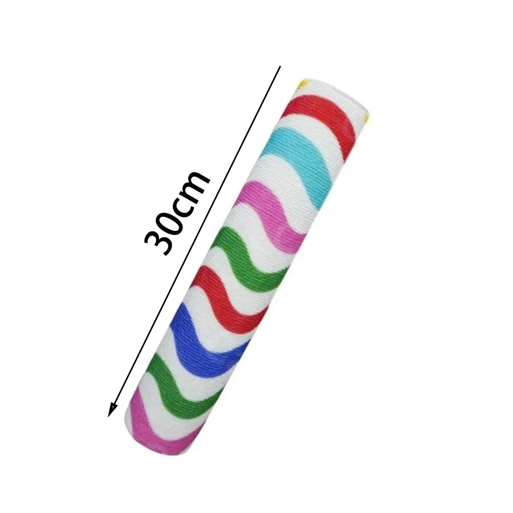 Nouveau poteau à gratter auto-adhésif pour chat, couleurs arc-en-ciel, mural, fournitures pour animaux de compagnie