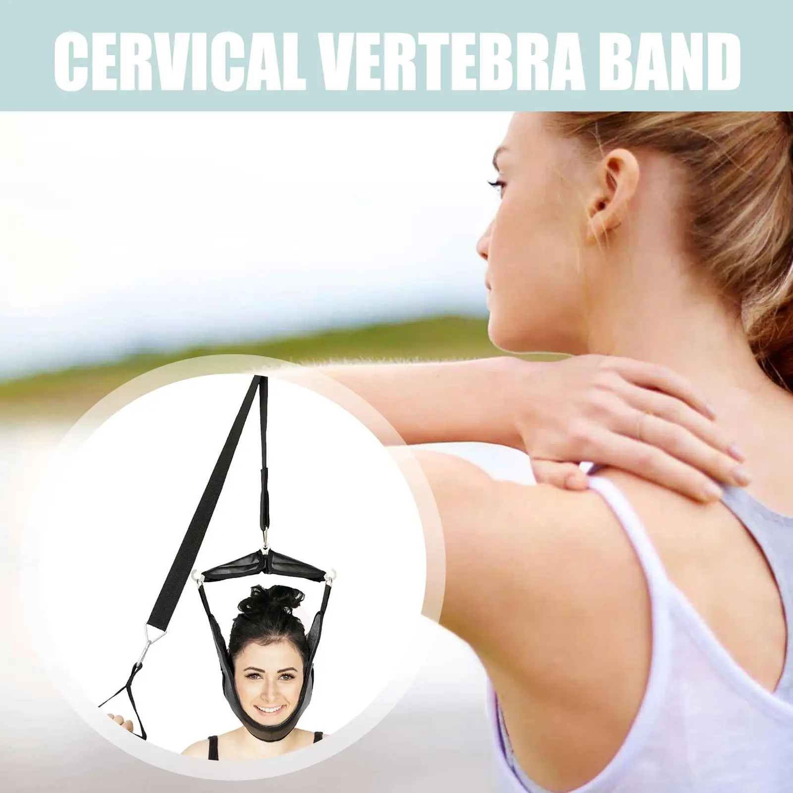

neck stretching and fixing device door hanging neck protection Neck Stretcher Device Over The Door Spine Stretching Kit