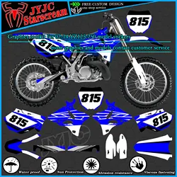 Graphic Kit for  2002 2003 2004 2005 2006 2007 2008 2009 2010 2011 2013 2014 YZ125  250 Motorcycle Decal Stickers