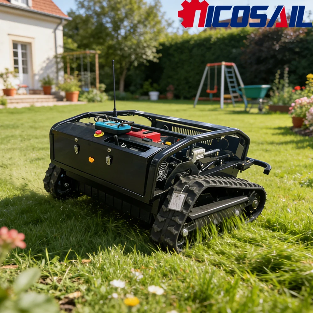 

800mm Euro 5 Mower CE Approved Heavy Duty Remote Mower Stable Performance for Orchard Park