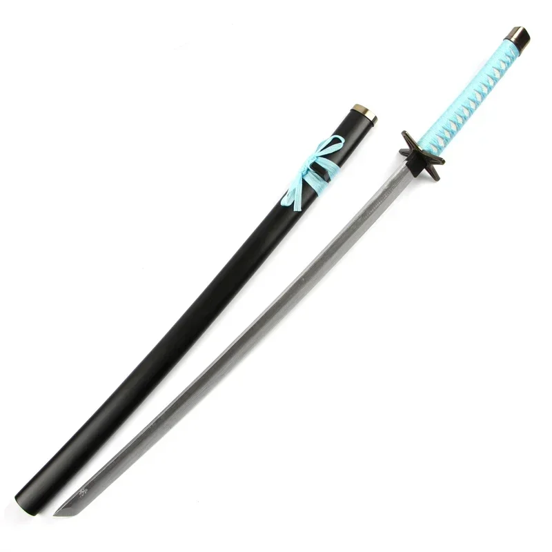 

[Funny] 100cm Cosplay Anime Bleach weapon Hitsugaya Toushirou Hyourinmaru Katana wooden Sword model Costume party Anime show