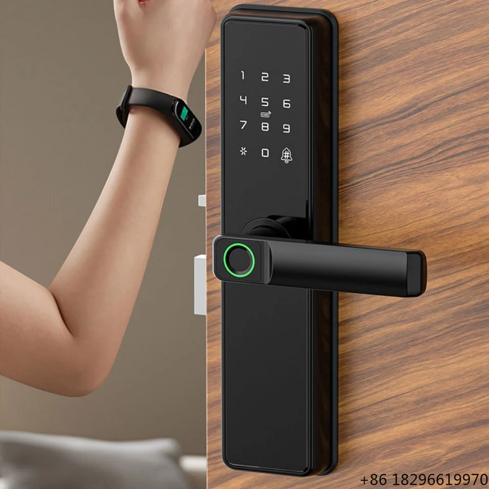 Factory Direct Supply Smart Room Lock  WiFi Touch Fingerprint Password Electronic Lock for Bedroom Office