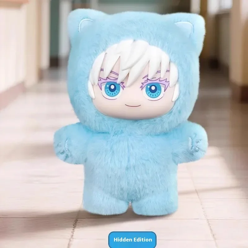 

Виниловая кукла Jujutsu Kaisen с кошачьими ушками, глухая коробка Novo, оригинальная аниме-фигурка, кавайная игрушка, украшение, коллекция, подарок