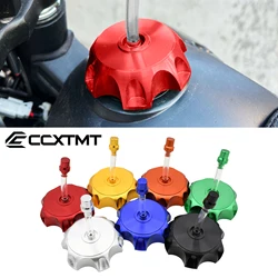 Motorcycle CNC 50mm Aluminum Gas Fuel Tank Cap Breather Vent With Vent Cap ATV For Honda Yamaha Kawasaki Suzuki KTM Universal