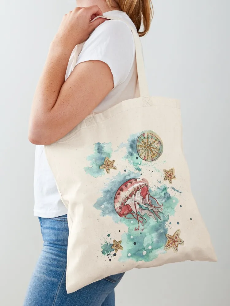 

Lunar jellyfish Tote Bag tote bag men's the tote bag shopping logo Gift