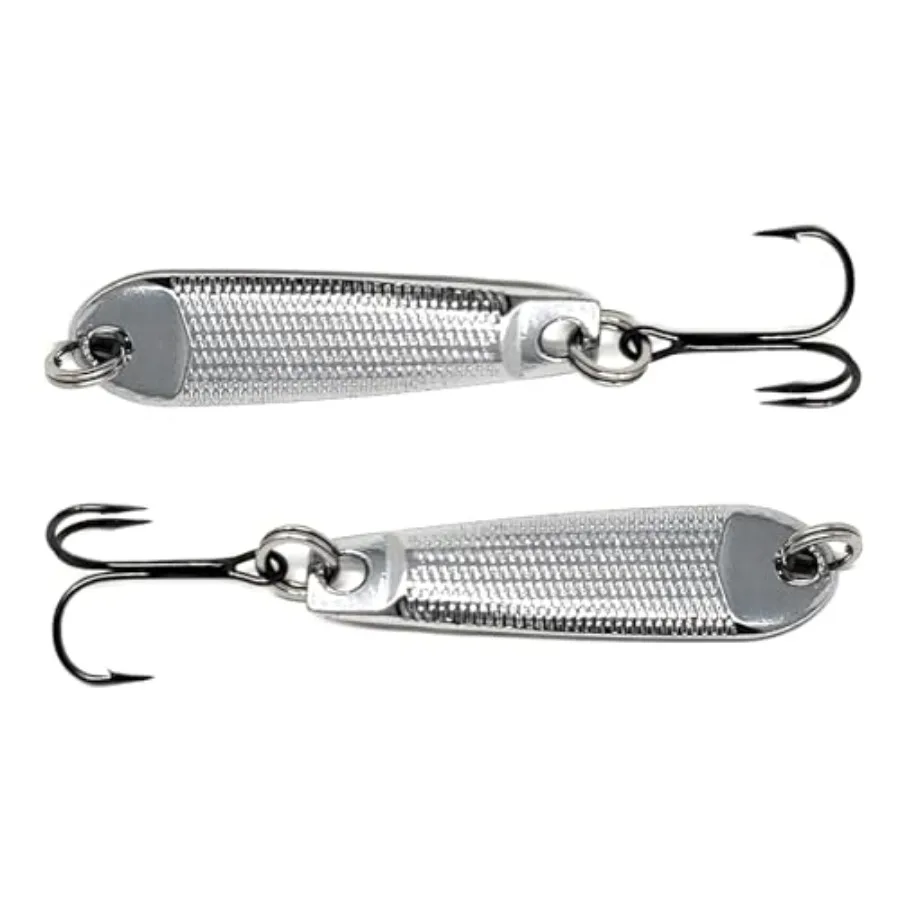 

Tungsten Jigging Spoons Vertical Fishing Lures for Bass Walleye and More 2-Pack