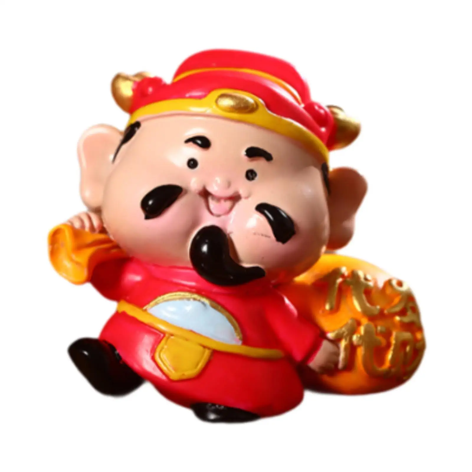 

Китайское новогоднее украшение, ручная роспись, реквизит для фотосессии, декоративная фигурка Бога