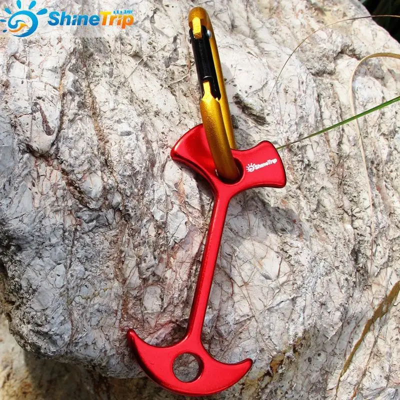 4pcs Lengthen Floor Nail Camp Wind Rope Tent Peg Path Deck Anchor Chains Linked Bone Nails Tent Nail 7.8x3.5cm