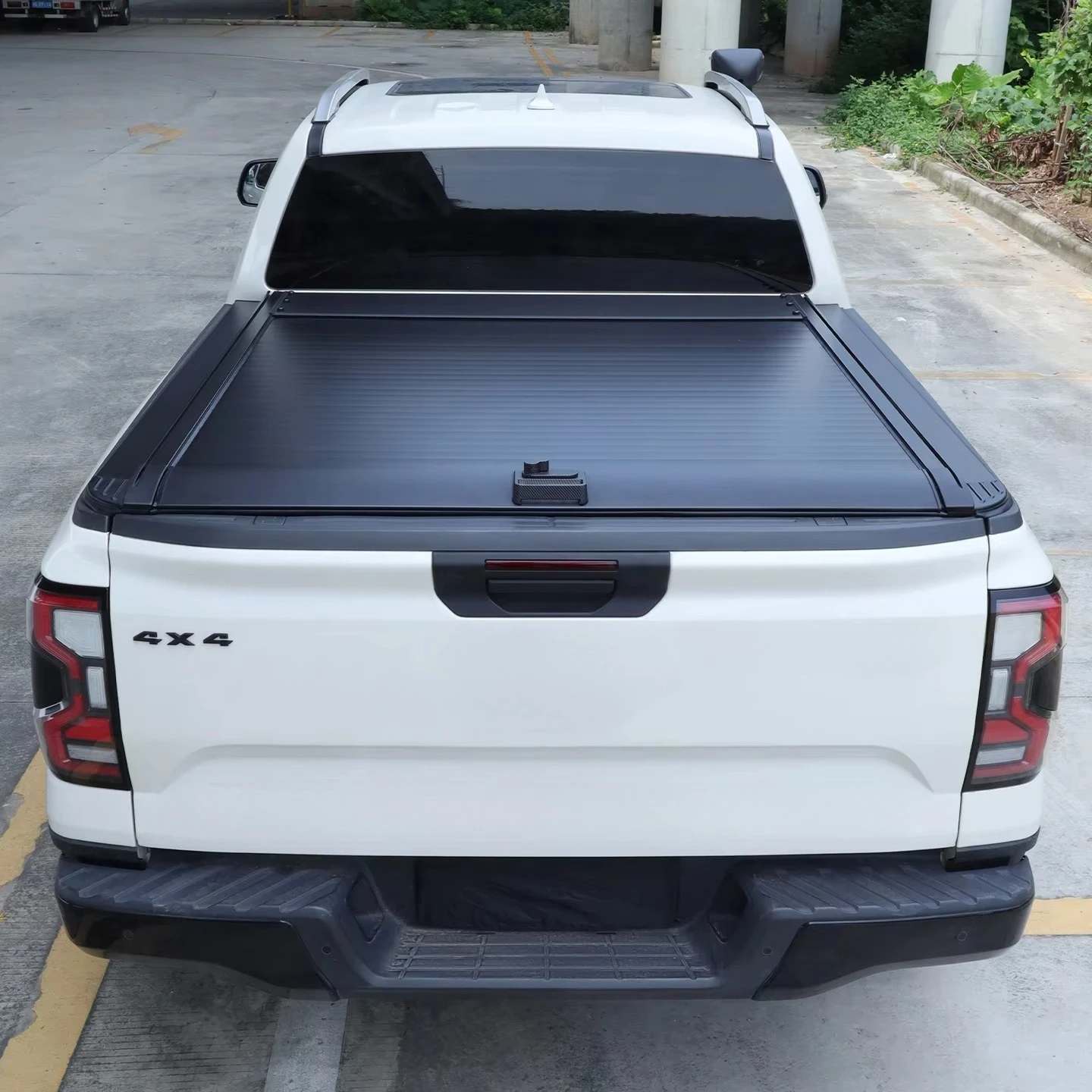Aluminum Alloy Retractable Roller Shutter Tonneau Cover With Password Lock Truck Bed Cove For  Amarok Sierra Silverado