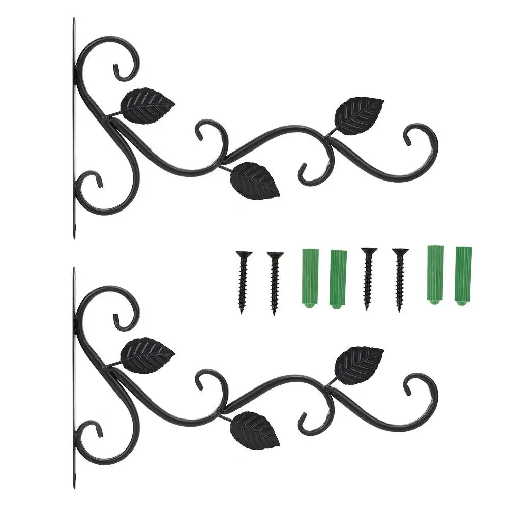 2-х предметные вешалки для растений, подвесной крючок, настенная железная вешалка для цветочного горшка для домашнего садового декора, округника 2-х предметные вешалки для растений, подвесной крючок, настенная железная вешалка для цветочного горшка для домашнего садового декора, округника