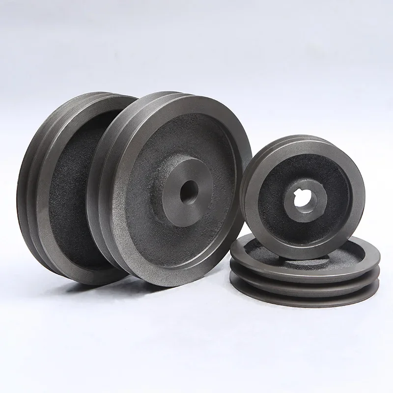 Single-Slot V-Belt Pulley Dia 110mm-200mm A Type Pulley Material Cast Iron Power Tool Accessories