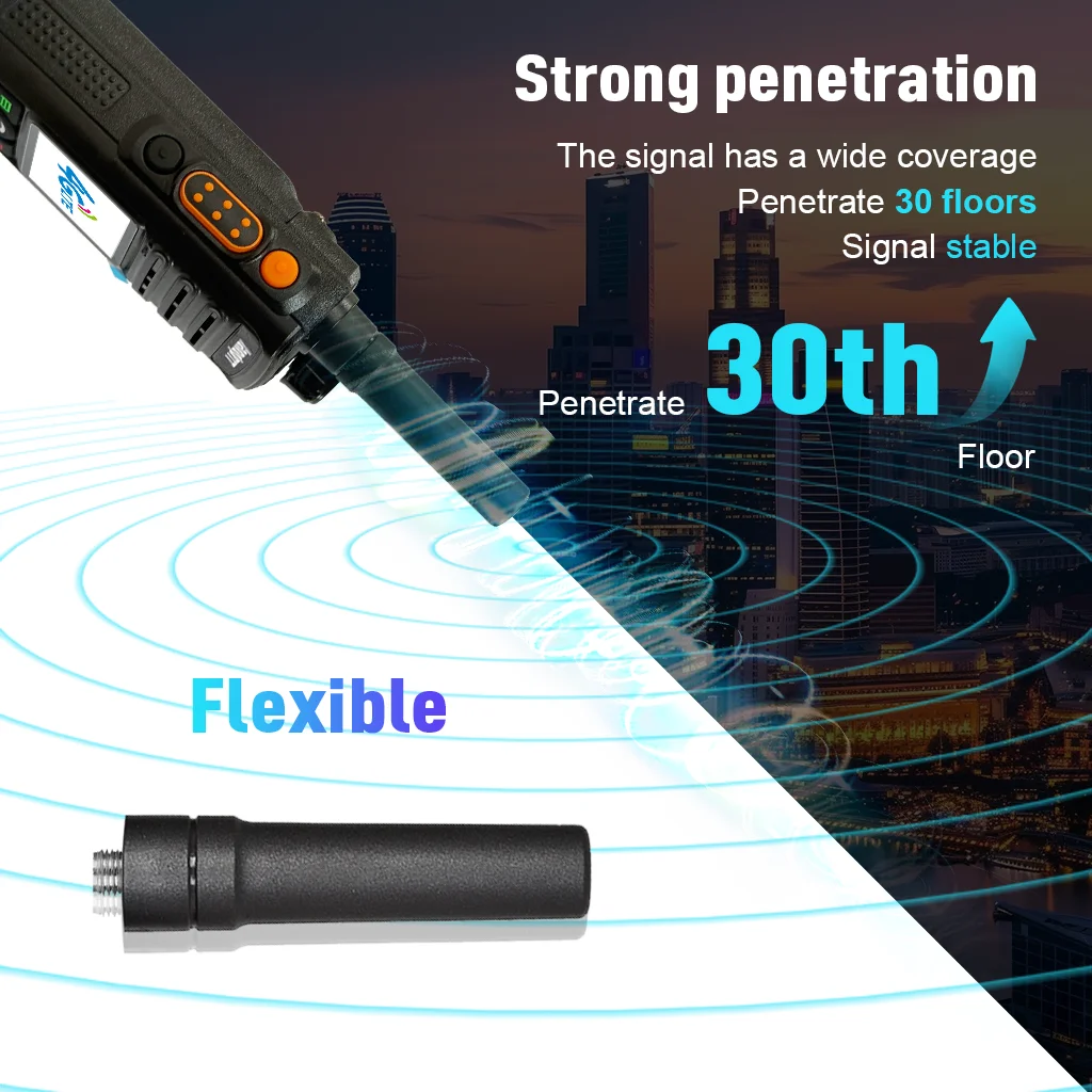 Landptt talkie-walkie 4G POC réseau longue portée plate-forme gratuite grande batterie gamme mondiale Communication carte Sim Radio LH800