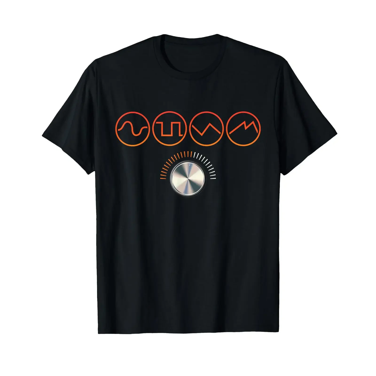 Volume Knob Synthesizer Analog Synth Wave T Shirt vintage Washed graphic Soft homme Breathable designer clothes Comfortable