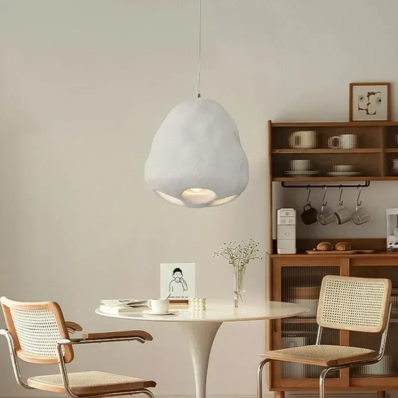 Nordic Minimalist Wabi Sabi Pendant Light Restaurant Bar Coffee Shop Hanging Home Decoration LED Lighting