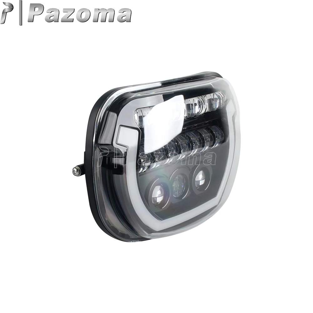 LED عالية شعاع منخفضة شعاع رئيس ضوء دراجة نارية المصباح ل هارلي شارع الإنزلاق FLHX FLHXI CVO FLHXSE الترا FLHXU 2023 2024 2025