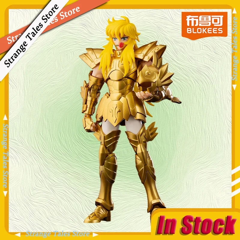 Blokees Saint Seiya Virgo Shaka Action Figure Andromeda Shun Pisces Aphrodite Champion Class Model Kits Figurine Halloween Gifts