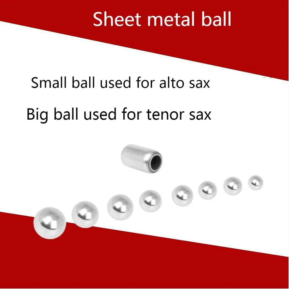 SLADE Saxophone Sheet Metal Ball Barrel Ball Long Rod Brass Wind Musical Instrument Accessory for Alto Tenor Sax Repair Tool Set