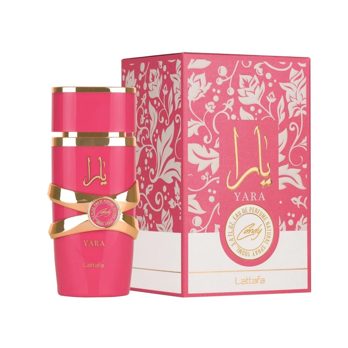 

Lattafa Yara Candy 3,4 унции EDP спрей для женщин, праздничный подарок