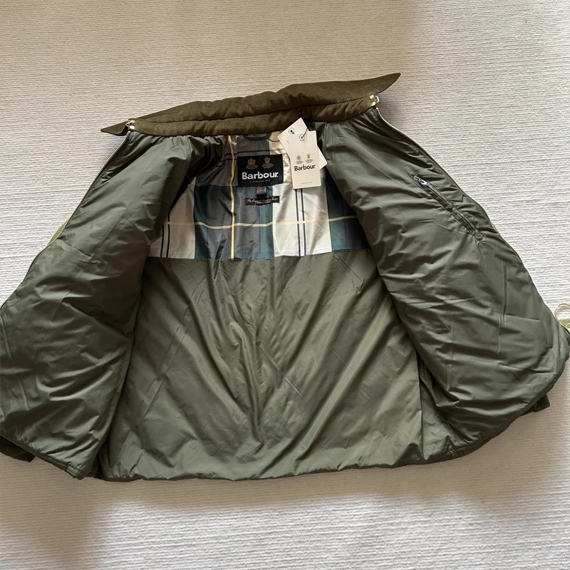 

Milby Classic Quilted Cotton Jacket Green