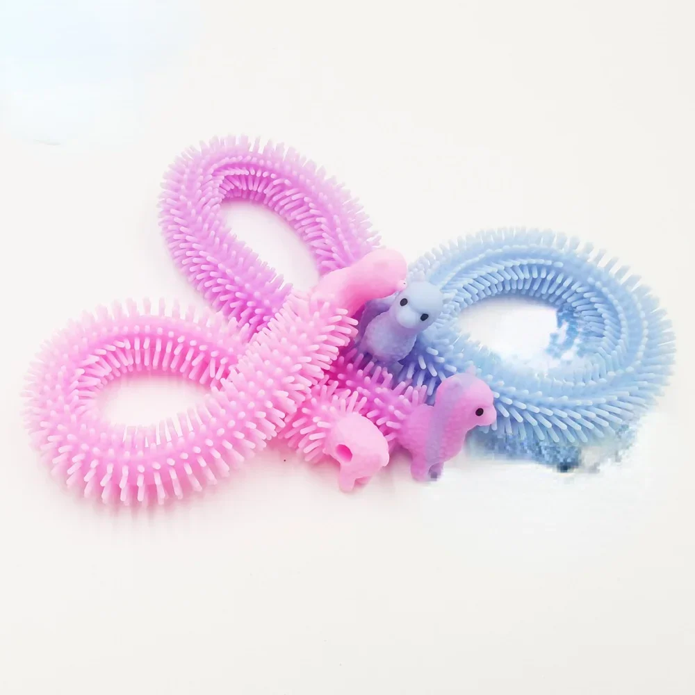 Fidget Toys Worm Noodle Stretch String Rope Anti Stress Relief  Per Adulti String Fidget Autismo Vent Giocattoli Colore Casuale