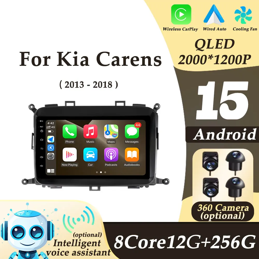 

Intelligent System 2K QLED GPS Navi WIFI for Kia Carens 2013 - 2018 CarPlay Android Auto Video Audio Car Radio Multimedi Player
