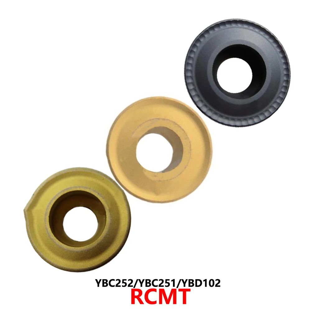

Original RCMT0803MO RCMT10T3MO RCMT1204MO RCMT1606MO YBC252 YBC251 YBD102 Milling Blades Carbide Inserts CNC Tools RCMT RCMT1204