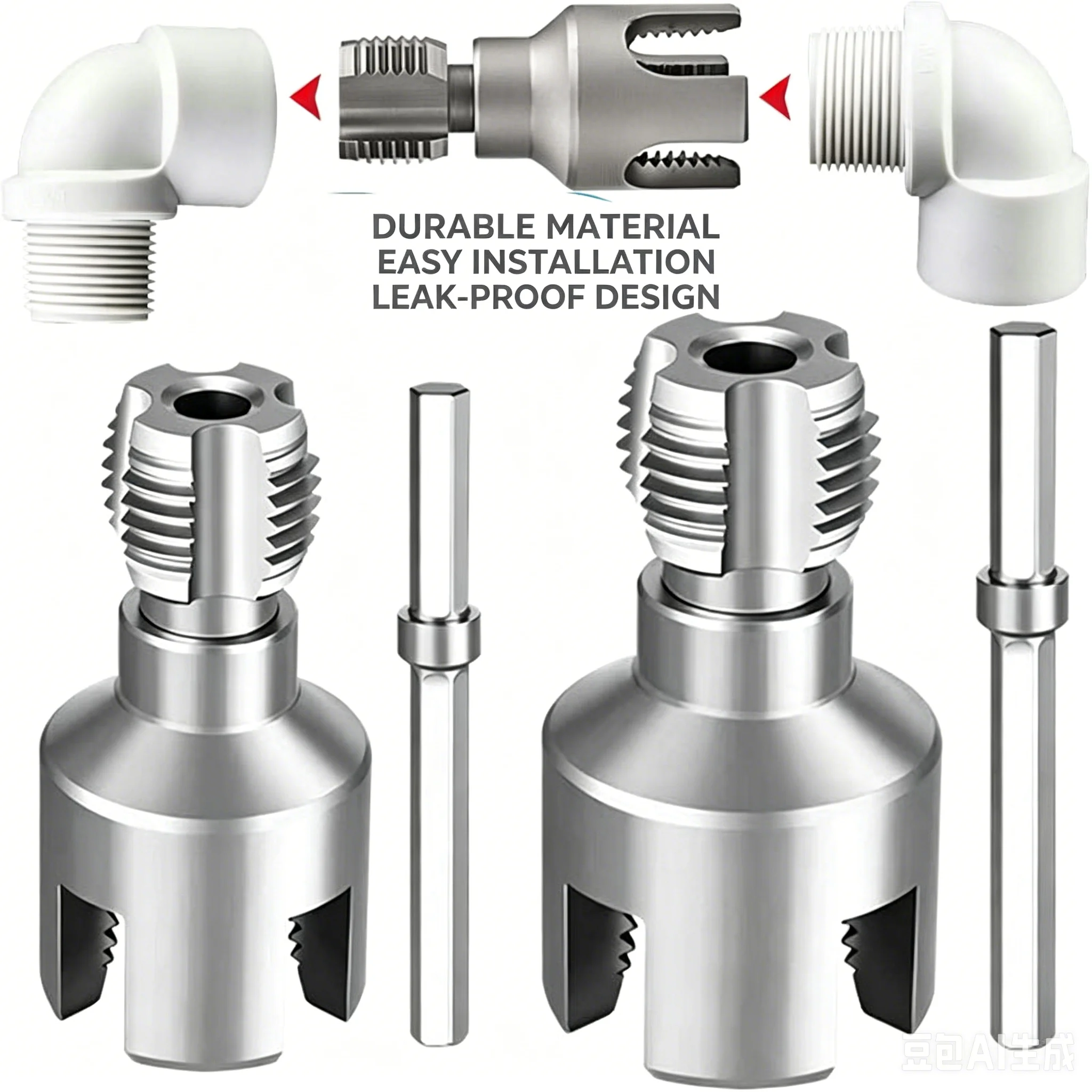 Home Bathroom Remodel Diy - PVC Pipe Thread Cutting Tool Kit
