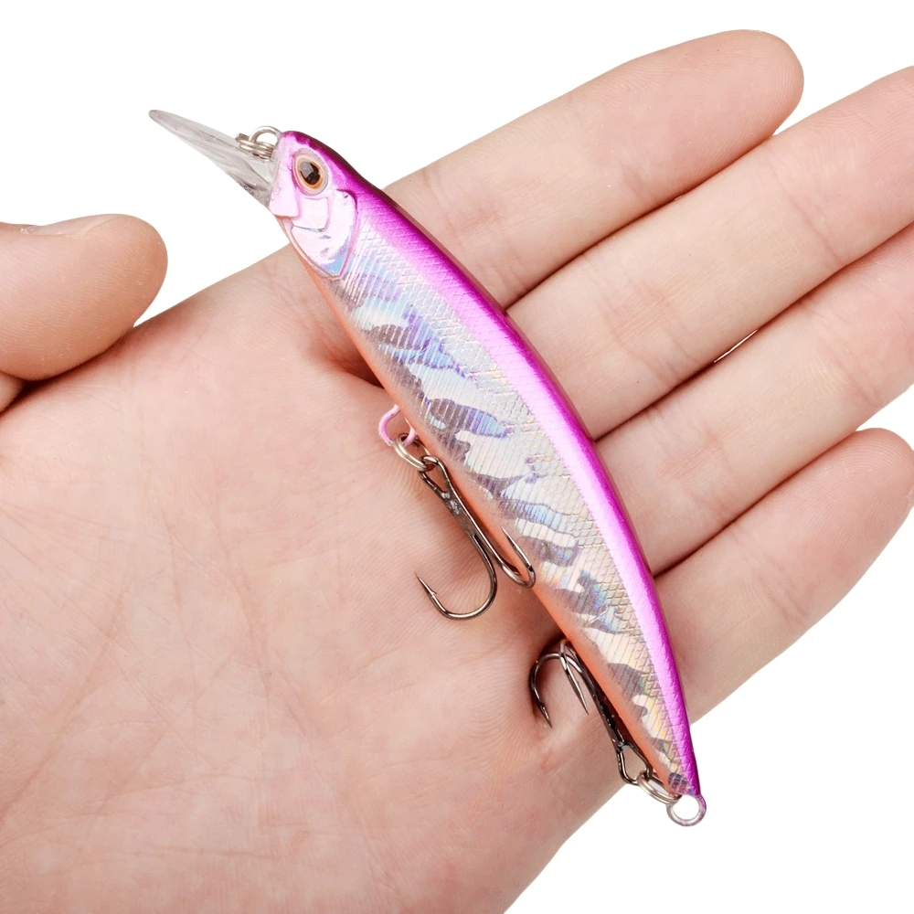 1Pcs Fishing Lures Minnow Wobblers Crankbait 11CM 15.5GArtificial Isca Hard Bait Carp Mini Fishing Lures Pesca Tackle
