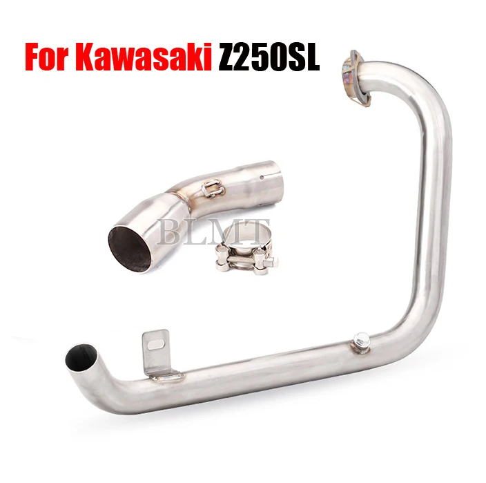 For kawasaki Ninja 250SL Z250SL Z250 SL Full Systems Motorcycle Exhaust  Escape Front Link Pipe fits 51mm Muffle