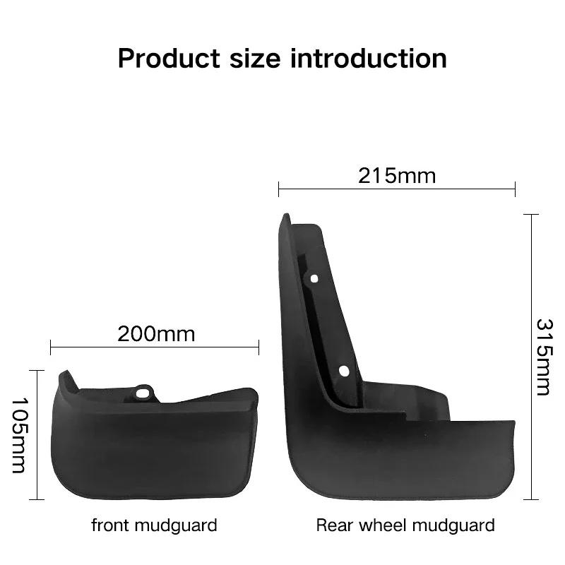 Mud Flaps For Volkswagen VW Transporter Caravelle Multivan T5 T6 2008-2020 MudFlaps Fender Front Rear Mudguards Car Accessories