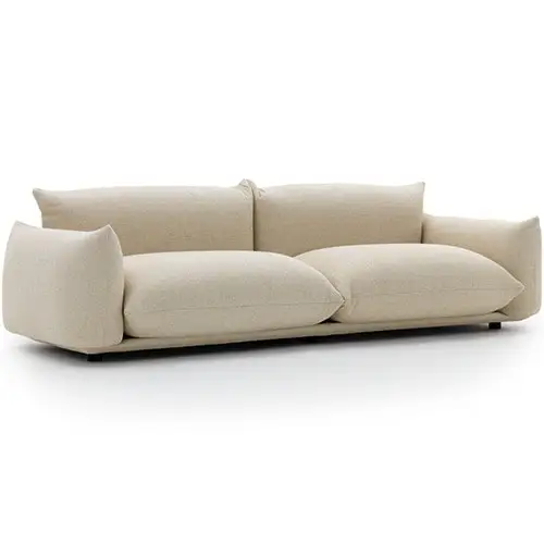 

Factory Wholesale Solid Wood Frame Oversized Cushion Home Furniture 2 Seater Sofa Sectional Sofa