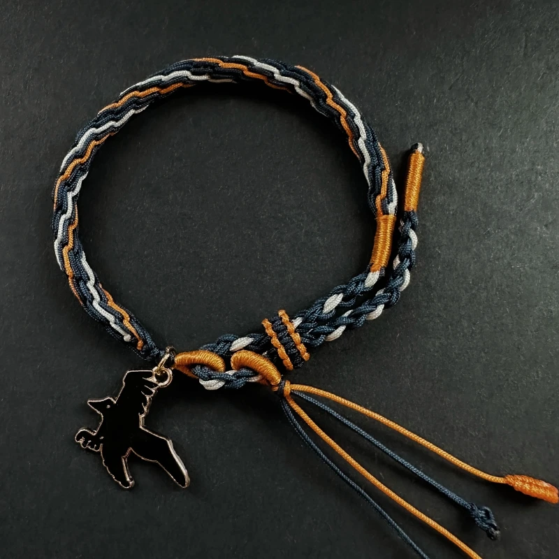 Haikyuu!! karasuno Shoyo Hinata Tobio Kageyama Hand Strap Adjustable Anime Character Theme Series Bracelet Pendant Jewelry Gifts