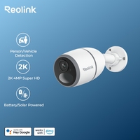Reolink 4G Sim Solar Camera GO Series 4MP Battery Network Cam Video Surveillance IP Cam LTE Human Car Detection Security Camera