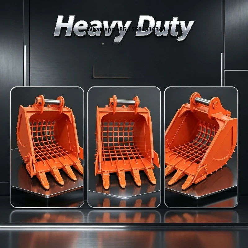 Excavator Accessories  Skeleton Bucket  Screening Bucket  Excavator Grille Bucket  Stone Separation
